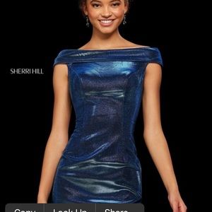 Sherri Hill Off the Shoulder Dress